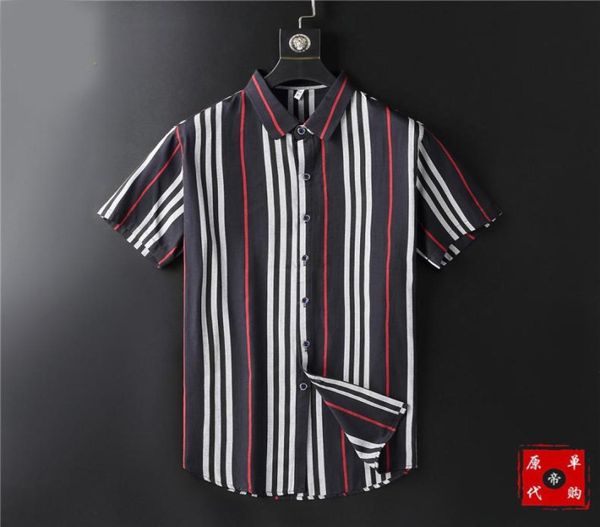 2021 luxury designer men039s shirts fashion trend man wear long sleeve business casual brand spring slimming m3xl036071251, White;black